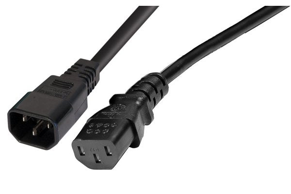 Rallonge d alimentation C14 / C13 noire - 7,5 m