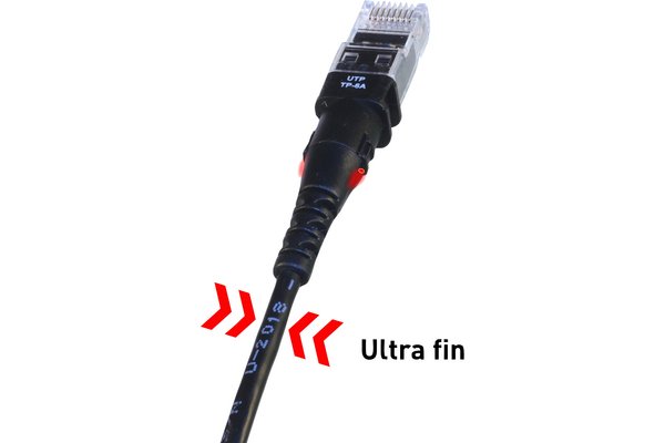 THINPATCH Cordon RJ45 CAT 6A U/UTP fin - 0,3 m