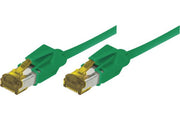 Cordon RJ45 sur câble catégorie 7 S/FTP LSOH snagless vert - 15 m