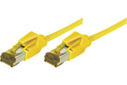 Cordon RJ45 sur câble catégorie 7 S/FTP LSOH snagless jaune - 0,3 m