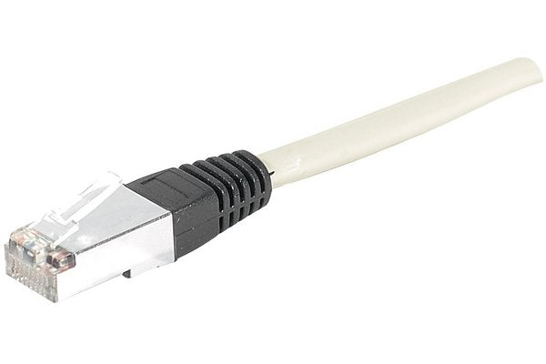 Cordon RJ45 catégorie 6 S/FTP LSOH PoE++ gris - 10 m