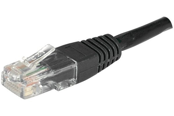 Cordon RJ45 catégorie 6 U/UTP noir CCA - 15 m