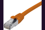 Cordon RJ45 catégorie 6 F/UTP LSOH snagless orange - 0,5 m