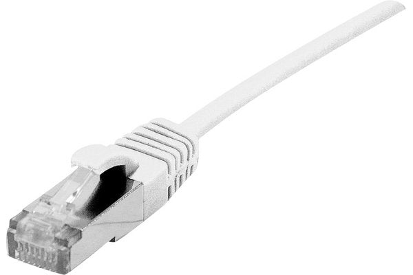 Cordon RJ45 catégorie 6A S/FTP LSOH Ultra Fin blanc - 2 m