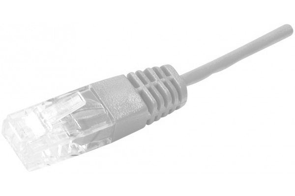 Cordon téléphonique RJ45 / RJ45 UTP 1 paire 4/5 gris - 0,50 m