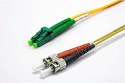 Jarretière zip 2,0mm OS2 G652D LC-APC/ST-UPC LSZH jaune 7m