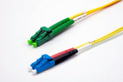 Jarretière zip 2,0mm OS2 G652D LC-APC/LC-UPC LSZH jaune 10m