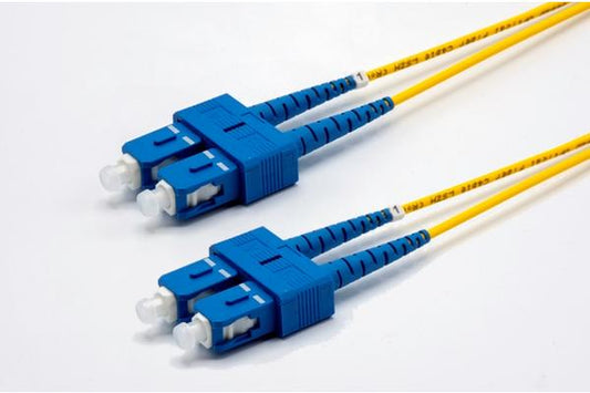 Jarretière zip 2,0mm OS2 G652D SC-UPC/SC-UPC LSZH jaune 1m