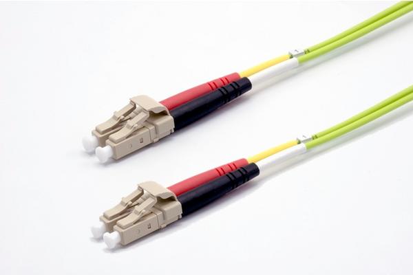 Jarretière zip 2,0mm OM5 50/125 LC-UPC/LC-UPC LSZH lime 1m