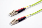 Jarretière zip 2,0mm OM5 50/125 LC-UPC/LC-UPC LSZH lime 3m