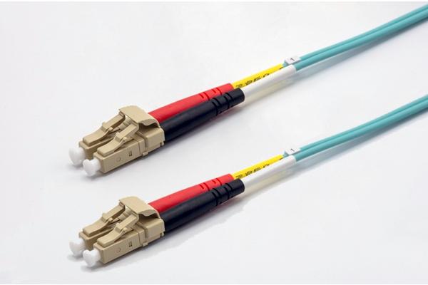 Jarretière zip 2,0mm OM3 50/125 LC-UPC/LC-UPC LSZH aqua 3m