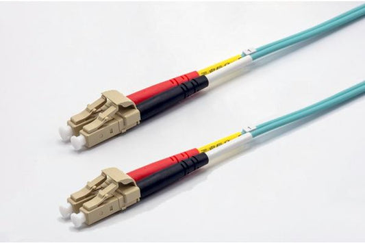 Jarretière zip 2,0mm OM3 50/125 LC-UPC/LC-UPC LSZH aqua 20m