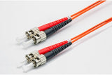 Jarretière zip 2,0mm OM1 62,5/125 STPC/STPC LSZH orange 1m