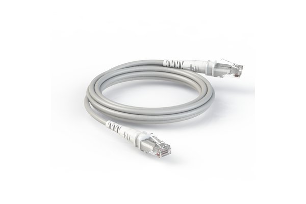 THEPATCHCORD Cordon RJ45 CAT 6A U/UTP gris - 15,2 m