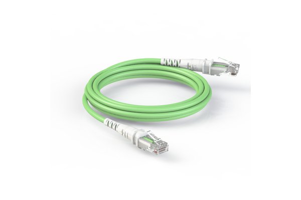 THEPATCHCORD Cordon RJ45 CAT 6A U/UTP lime - 4,0 m