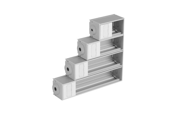 Boîtier aluminium format 45x45, 255 mm