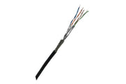 Câble S/FTP Cat7 LSZH IN/OUT AWG26 Eca, 4 paires, par 305 m, noir