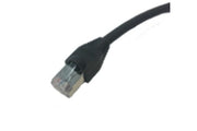 Cordon RJ45 S/FTP Cat6A LSZH noir outdoor, 3 m