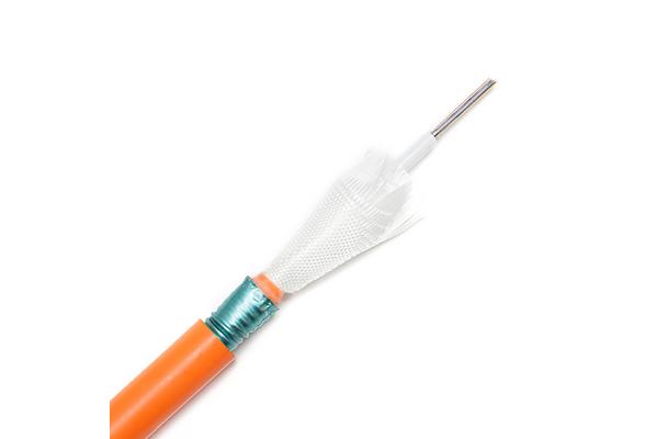 Normafire, Câble monomode armé acier résistant au feu CR1/C1, 6 FO, OS2, orange