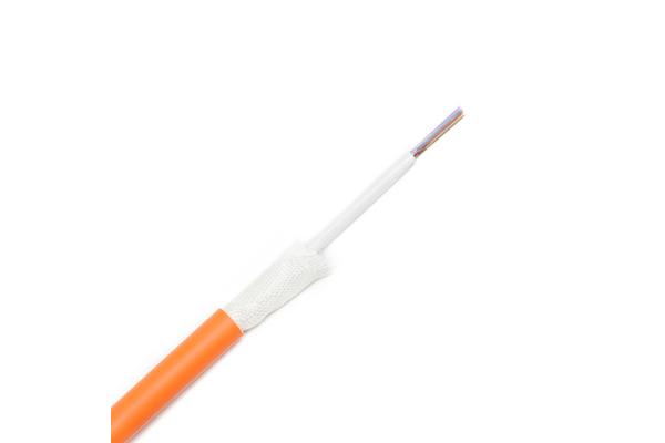 Normafire, Câble monomode armé verre résistant au feu CR1/C1, 6 FO, OS2, orange