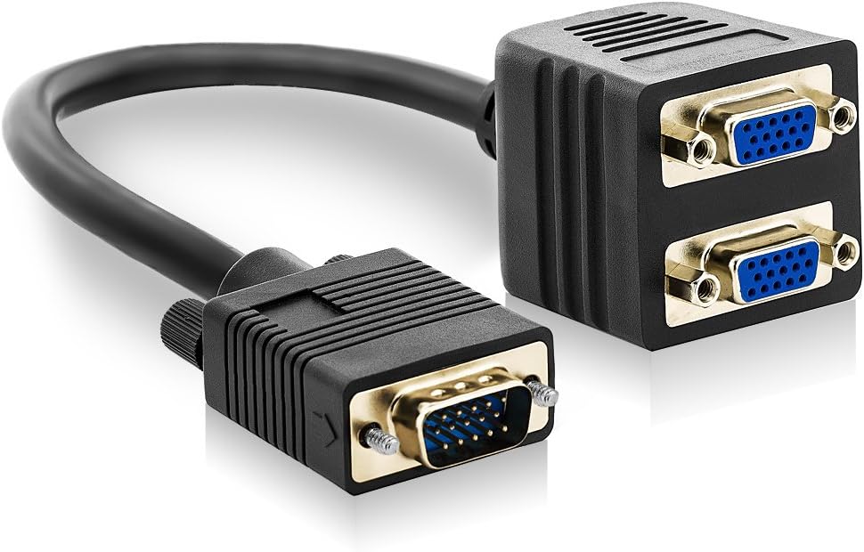 DELOCK Adaptateur VGA M vers 2 VGA F