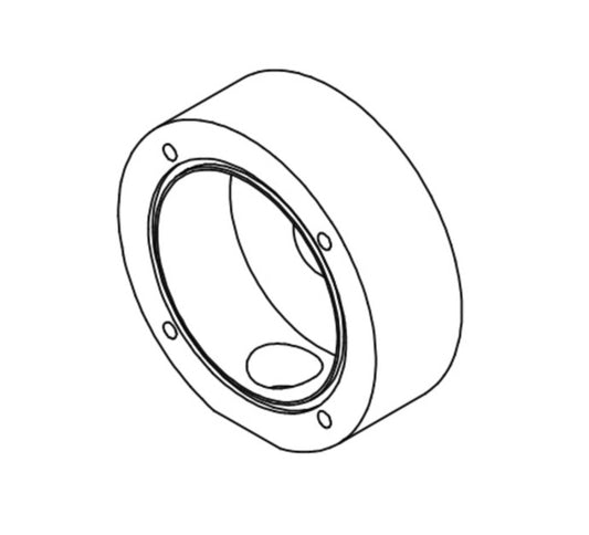 BOSCH PLATINE DE FIXATION AVEC PASSAGE DE CÂBLE MIC 400 BLANC/SABLE/ MIC-SCA-WD