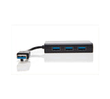 TARGUS Concentrateur USB 3.0 - 3 Ports + 1 Port Gigabit Ethernet  - Noir