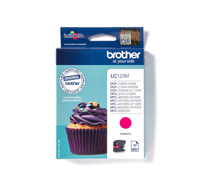 Cartouche BROTHER LC123M - Magenta