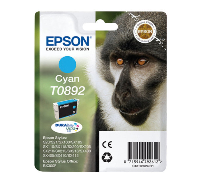 Cartouche EPSON C13T08924011 Série SINGE - Cyan