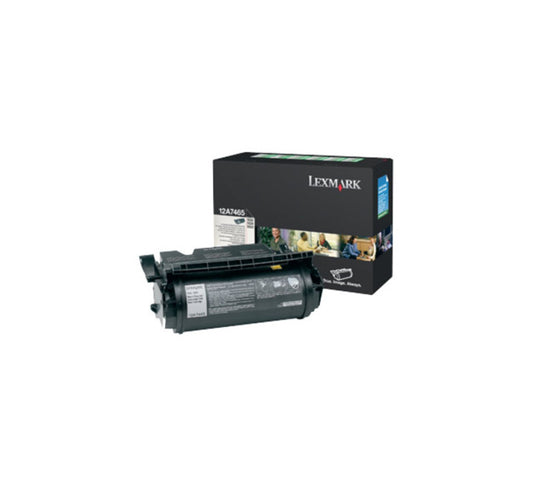 Toner LEXMARK 12A7465 - Noir