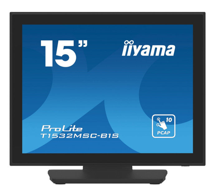 15" PCAP Bezel Free Front 10P Touch 1024