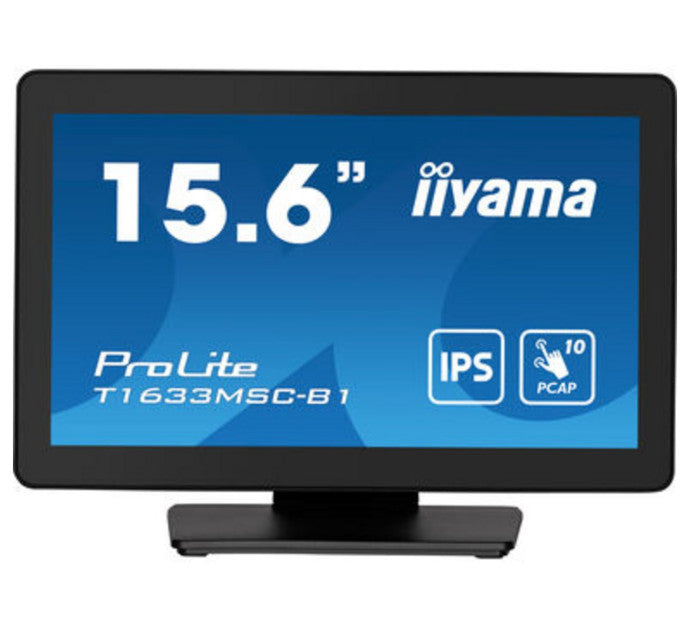 "iiyama ProLite T1633MSC-B1 écran plat de PC 39,6 cm (15.6"") 1920 x 1080 pixels Full HD LCD Écran tactile Noir"