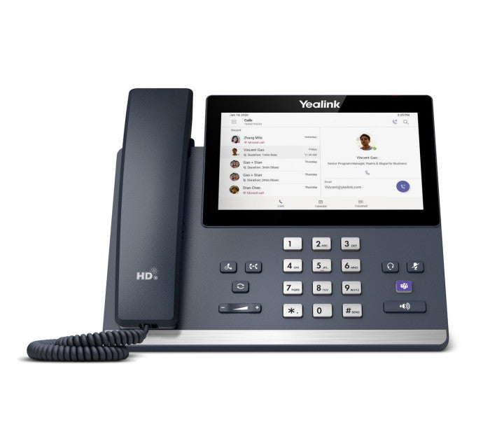 YEALINK MP56-TEAMS Poste téléphone Teams - SIP écran tactile 7   Gigabit PoE