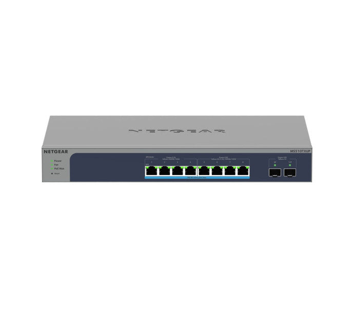 NETGEAR MS510TXUP Switch 8 ports Multi-Gigabit PoE++ 60W & 2 ports SFP+ 10G