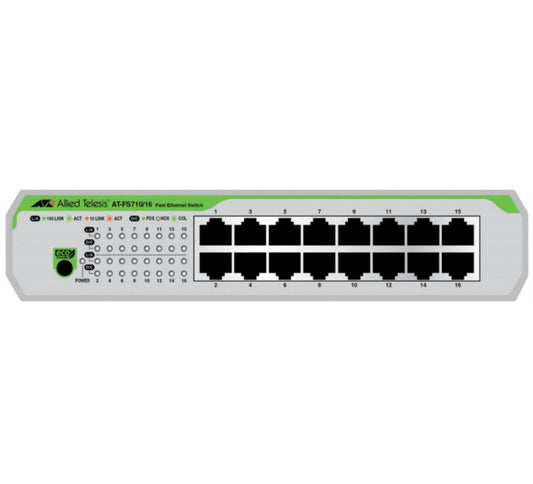 ALLIED AT-FS710/16 switch 16-port 10/100TX Alim. Interne , EU