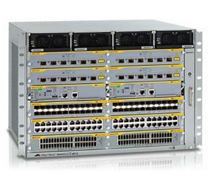 ALLIED Switchblade x8106 switch chassis 12 slot rack mount modular design Includes Fan tray