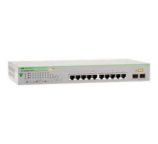 ALLIED AT-GS950/10PS V2 Smart Switch 8P GIGABIT POE+ & 2 SFP