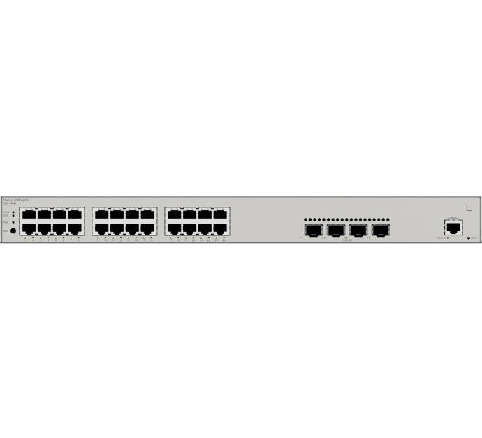HUAWEI eKit S220 Series S220-24P4X Géré L2 Gigabit Ethernet (10/100/1000) Connexion Ethernet, supportant l'alimentation via ce port (PoE) 1U Gris