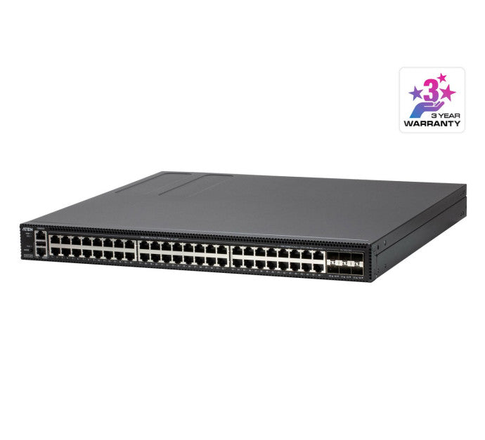 ATEN ES0154 Switch Niv 2+ 48P Gigabit  + 6 SFP28 25Gbps