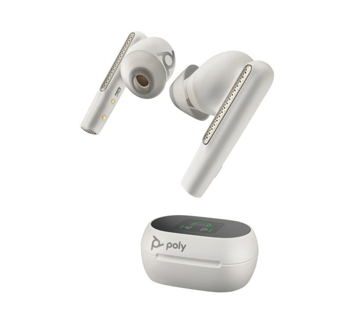 POLY Voyager Free 60+ UC écouteur+boite tactile Blanc USB-A