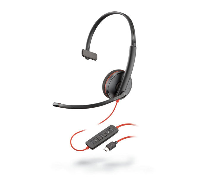 POLY Blackwire C3210 casque USB-C/A - 1 écouteur