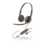 PLANTRONICS Blackwire C3225 casque USB-C+Jack -2 écouteurs