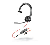 POLY Blackwire BW3315-M casque USB-C/A + Jack - 1 écouteur