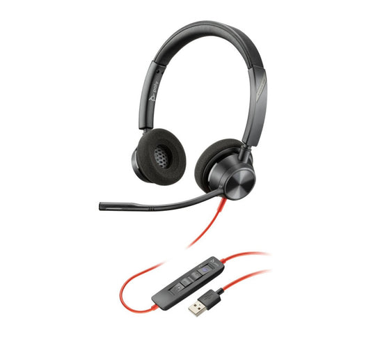 Poly Blackwire 3325 Microsoft Casque Teams Certified USB-A