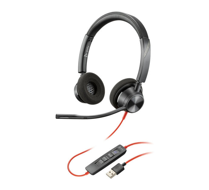 Poly Blackwire 3325 Microsoft Casque Teams Certified USB-A
