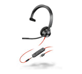 POLY Blackwire 3315 casque USB-C + Jack - 1 écouteur