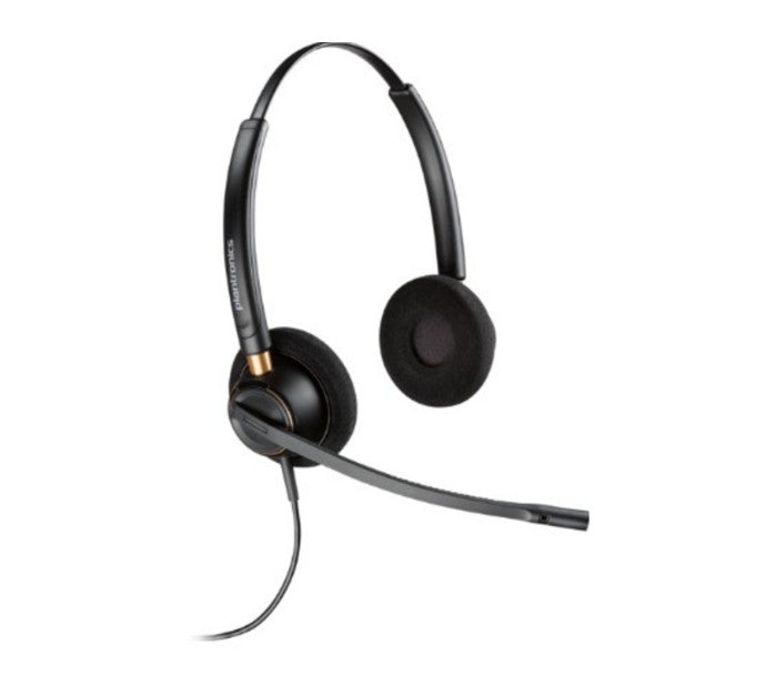 HP Poly EncorePro 520D with Quick Disconnect Binaural Digital Headset TAA Avec fil Arceau Appels/Musique Noir