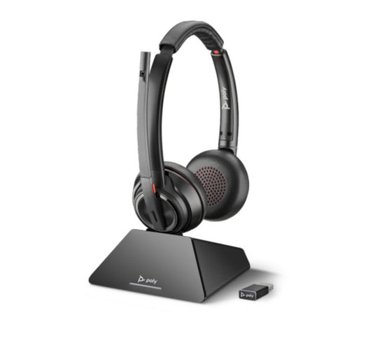 POLY SAVI 8220 UC USB-A MS Casque ss fil PC 2 écout.