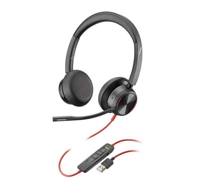 POLY Blackwire BW8225-M Micro-casque USB-A ANC- 2 écouteurs
