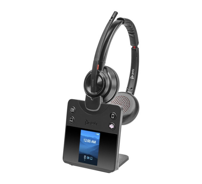 POLY SAVI 8420 Office Casque DECT+ socle 2 écouteurs